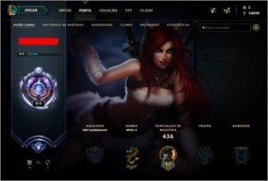 CONTA UNRANKED DIAMOND MMR ALTO - League of Legends LOL