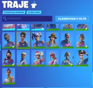 conta fortnite season 7, mais de 120 skins, todos os passes