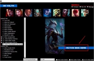 Use Qualquer Skin do Jogo - League of Legends LOL