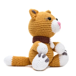 Gatinha Miau Caramelo em Amigurumi - Artesanato e Personalizados