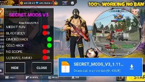 ●Hack|Free fire 100%hs ant Black list!!