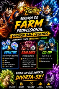 Dragon Ball Legends - Serviço de Farm - Eventos, Coop e Raid