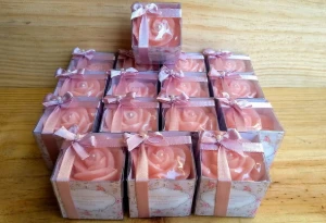 Sabonete Rosa de Roma - Artesanato e Personalizados