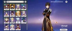 Genshin impact zhongli + mona