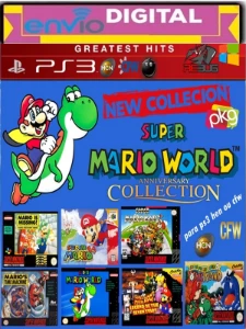 Super Mario World Coleção 2023 Ps3 Midia Digital Hen e CFW
