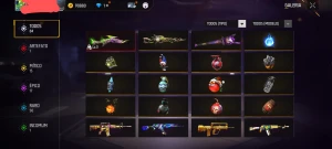 Conta Free fire antiga com evolutiva