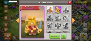 Cv14 5 Skins 6 Construtores ÚNICO DONO - Clash of Clans