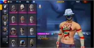 Conta com algumas coisas +13 salas - Free Fire