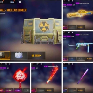 Conta com algumas coisas +13 salas - Free Fire