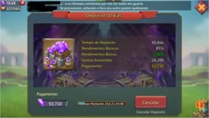 Lords Mobile 72M de poder pre T-4