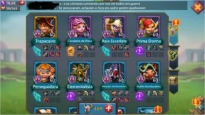 Lords Mobile 72M de poder pre T-4