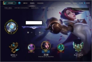 Conta LOL - Todos os Campeões - Platina - League of Legends