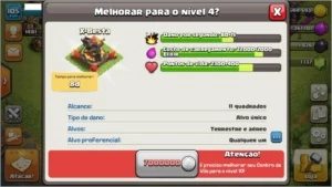 Cv10 Com troca de Nom /1100 Gemas/Acompanha o e-mail + dados - Clash of Clans