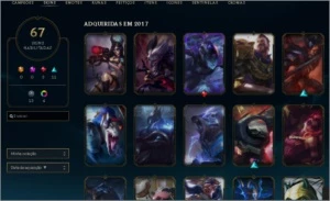 CONTA OURO 4, 130 CHAMPS, 67 SKINS - League of Legends LOL