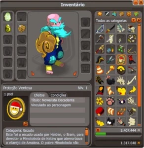 PROMOÇÃO! ENU LVL 200+5 PROFISSOES 100+RECURSOS+FULL SCROLS - Dofus