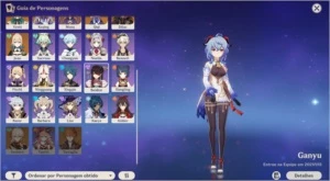Conta AR 56 - 13 Personagens 5* - Genshin Impact