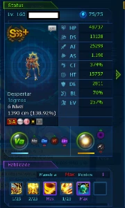 Conta La-Dmo Omegamon - Digimon Masters Online