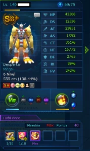 Conta La-Dmo Omegamon - Digimon Masters Online