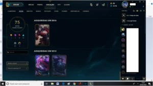 Vendo 2 contas de League of Legends LOL