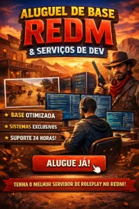 (DEV) Programador para Servidor REDM e Venda de Bases