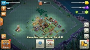 Conta Clash of Clans CV 8 intermediario com Rei nvl 8