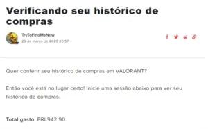 Conta Riot - Valorant