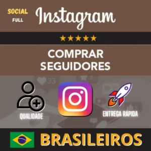 10.000 Mil Seguidores Instagram Brasileiros Reais Permanente - Redes Sociais