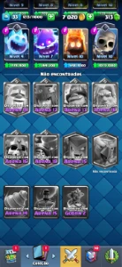 2 conta de Brawl stars e 2 de clash royale vendo todas junto