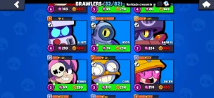 2 conta de Brawl stars e 2 de clash royale vendo todas junto