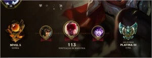 Conta Platina 3 - League of Legends LOL