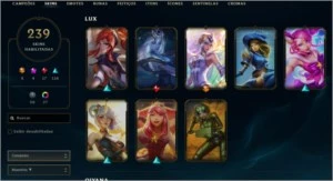 Conta lol 239 skins - League of Legends
