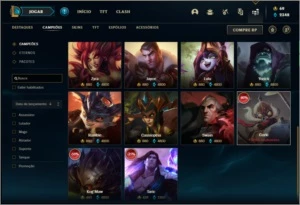 Conta ouro 4 com 134 champs e 126 skins (4 vitoriosas) - League of Legends LOL