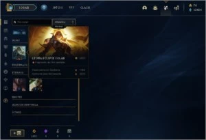 conta league of legends LOL
