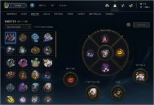 conta league of legends LOL