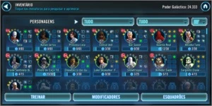 Star Wars Galaxy of heroes nível 40 - Outros
