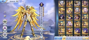 Conta Saint Seiya Awakening lv67 Servidor A132, 350 Gemas SSA