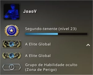 Vendo conta de CSGO Prime - Patente Global - Counter Strike