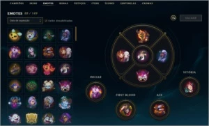 Conta league of legends, level 248, 255 skins LOL