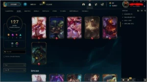 Conta platina 1- dimante  s8, s9 e s10 - League of Legends LOL
