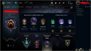 Conta platina 1- dimante  s8, s9 e s10 - League of Legends LOL