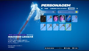 Conta de fortnite com várias skins