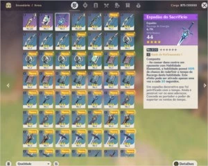 Conta de Genshin AR 15 - Qiqi - Mapa Aberto - Genshin Impact