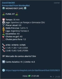 BOT DE APOSTAS BET365 SINAIS - Softwares e Licenças