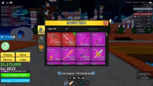 Conta com CDK, Dough despertada GH e raça v4 - Roblox