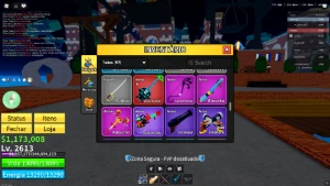 Conta com CDK, Dough despertada GH e raça v4 - Roblox