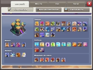 Conta CV14 TH14 full clash of clans
