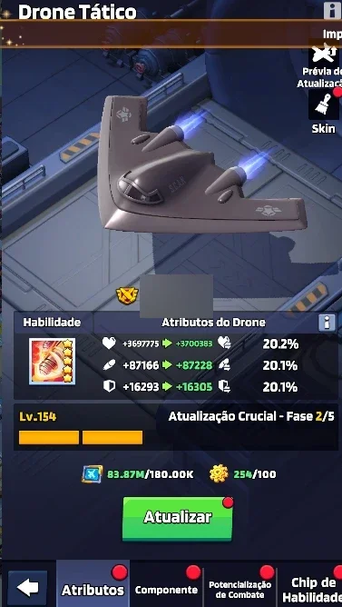 Last War, +220M, Base 34, DRONE 154 - 41M, 32, 29, Serv 1540 - Outros