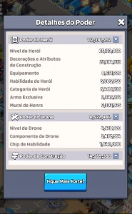 Last War, +210M, Base 34 iniciada, DRONE 151 - 40M, 31 e 28 - Outros