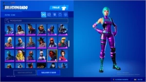 conta fortnite s2+ skins exclusivas