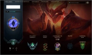 Conta league of Legends - Platina IV - Level 71 LOL